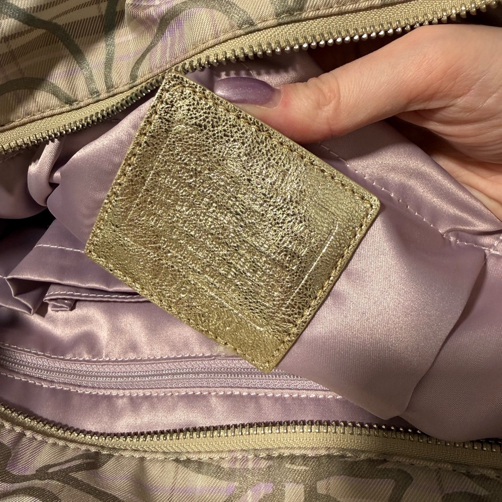 Coach Tartan Plaid Signature Diaper Bag Tote - Picture 11 of 14